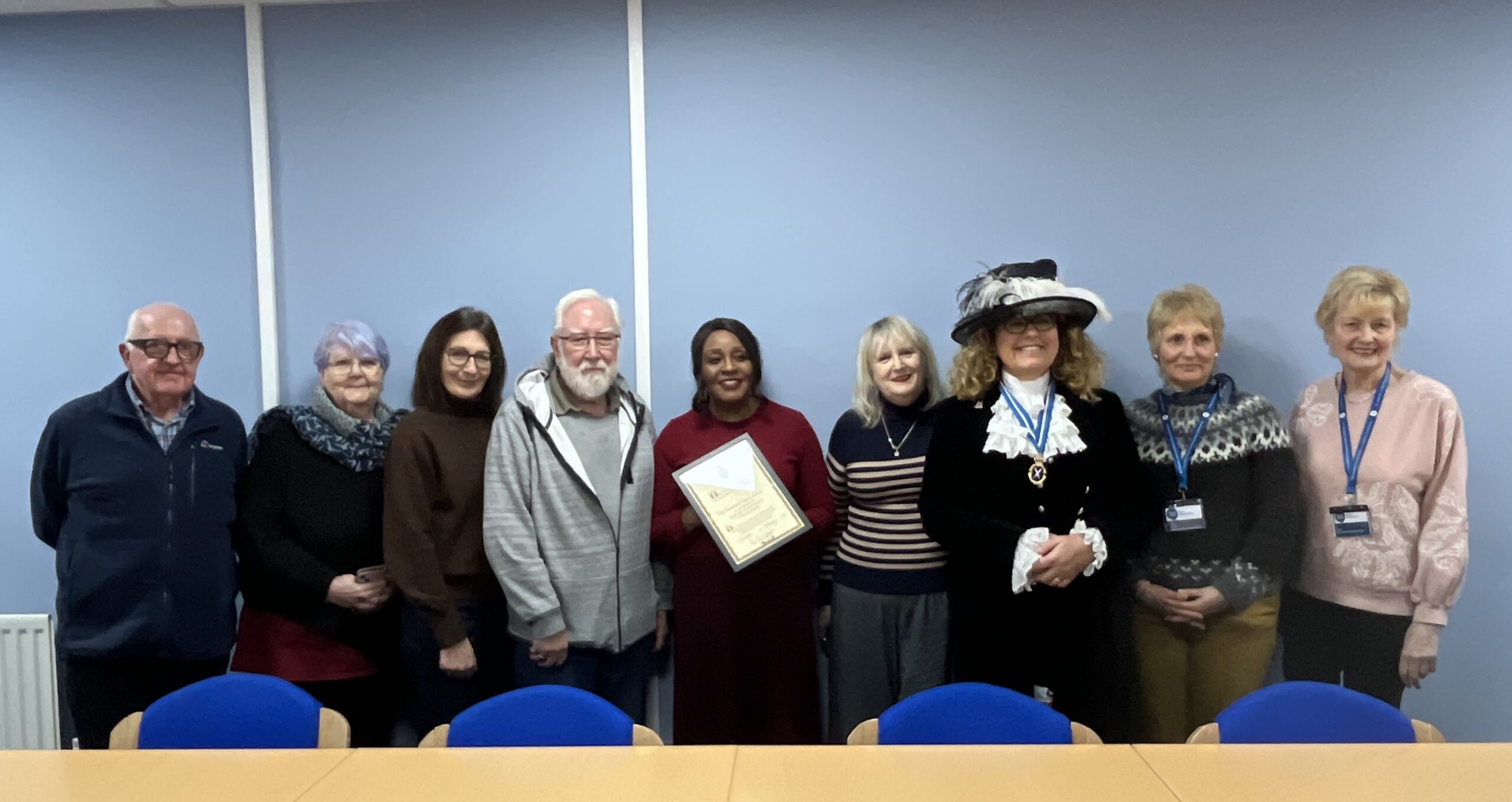 High Sheriff of Warwickshire Presents Award to North Warwickshire Citizens Advice